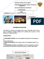 Sistema de rotación en perforación de pozos