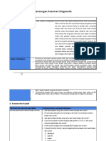 Rancangan Asesmen Diagnostik: Jenjang/ Kelas Capaian Pembelajaran