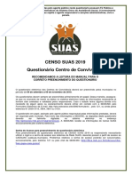 Questionario Convivencia - Censo SUAS 2019