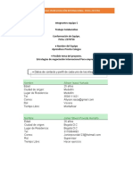 Conformacion de Grupo de Trabajo