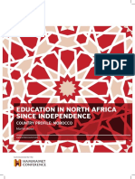 Education in North Africa Since Independence: Country Profile: Morocco