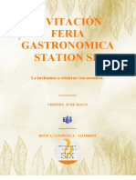 Invitacion Gastronomica Eventos PDF