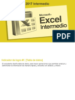 Excel 2017 Intermedio: Tabla de datos