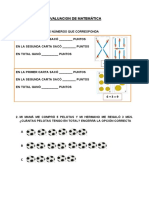 EVALUACION DE MATEMÁTICA