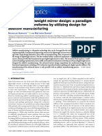 Advancing Lightweight Mirror Design Horvath