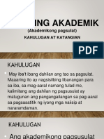 Akademikong Pagsulat