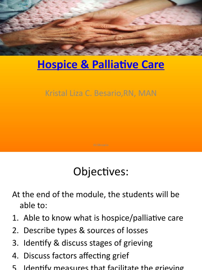 Hospice & Palliative Care | PDF | Grief | Palliative Care