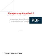 Competency Appraisal 2