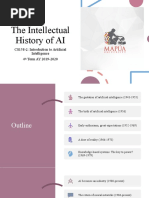 The Intellectual History of AI: CS158-2: Introduction To Artificial Intelligence 4 Term AY 2019-2020