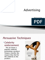 Advertising: Persuasive Informative Entertaining
