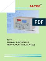 Altec: TC818 Tension Controller Instruction Manual (V4.00)
