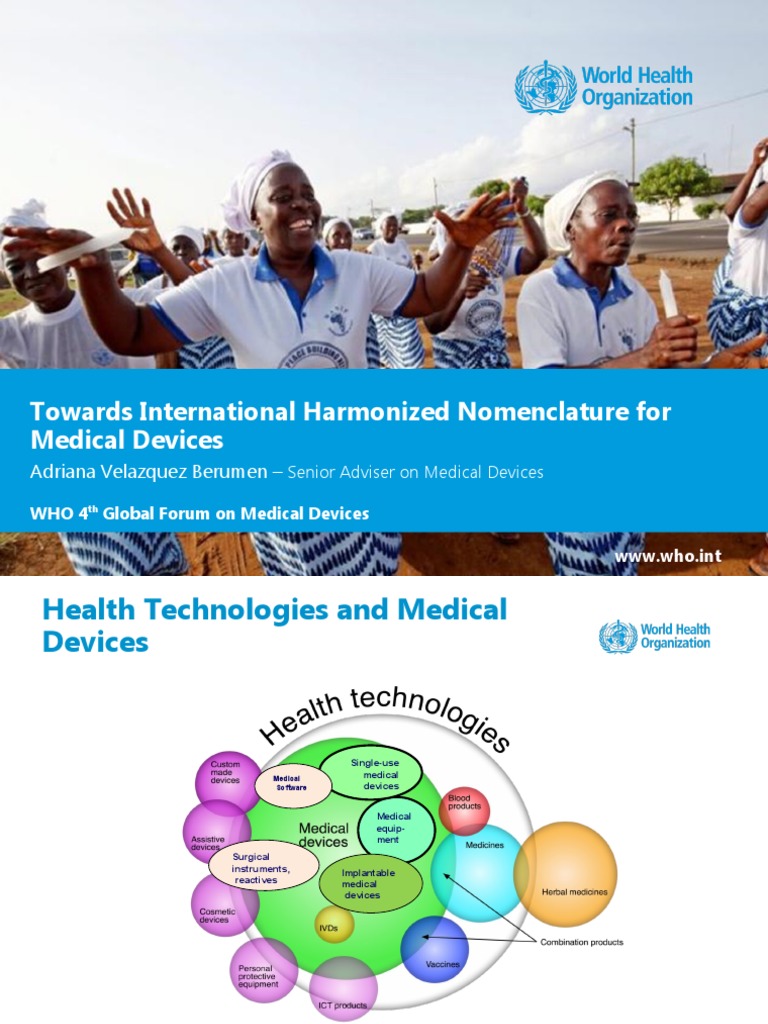 Towards International Harmonized Nomenclature For Medical Devices PDF Medical Device World