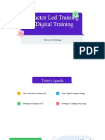 Instructor Led Training Vs Digital Training - Hakiman Arshad