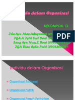 Individu dalam Organisasi1