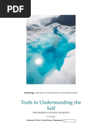 Tools in Understanding The Self: For Filipino College Students