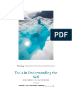 Tools in Understanding The Self: For Filipino College Students
