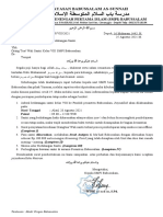 (MTW) - 008 - Surat Pemberitahuan Kedatangan Santri Kelas 8 (Pembelajaran Tatap Muka)