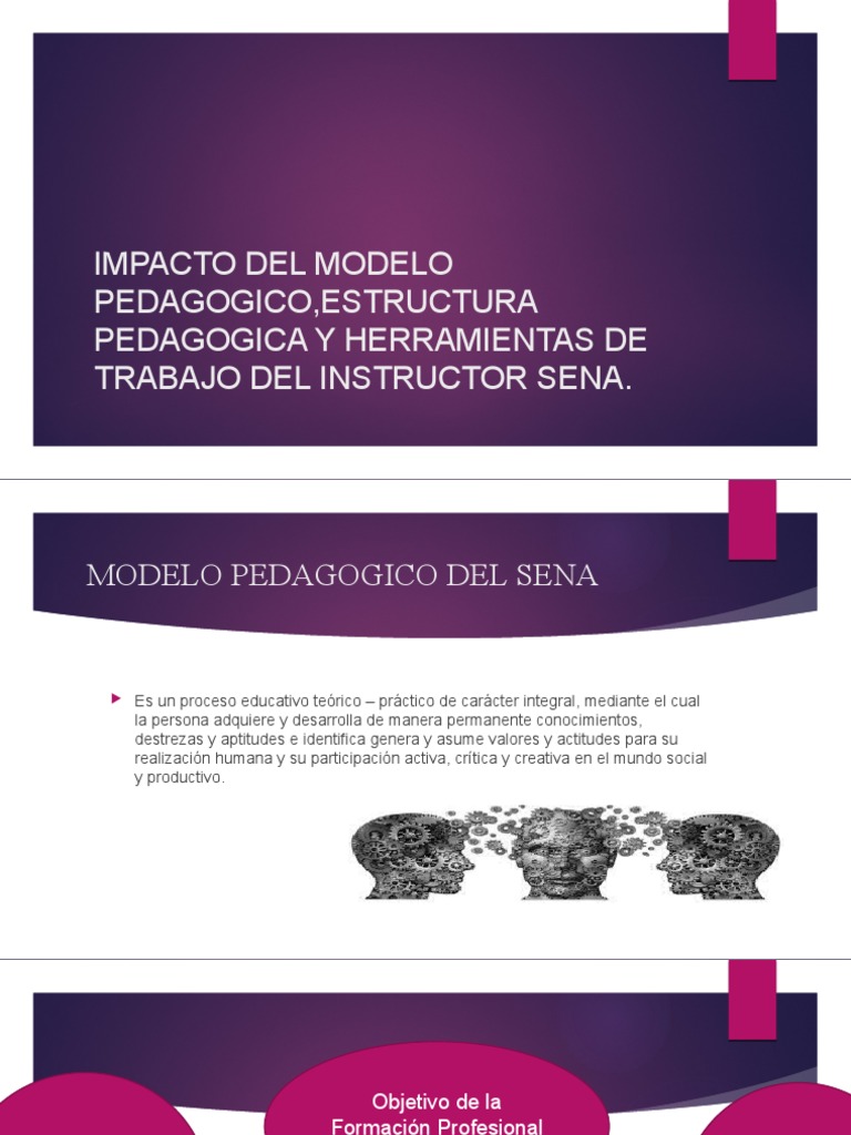 Impacto del Modelo Pedagógico SENA | PDF | Aprendizaje | Plan de estudios