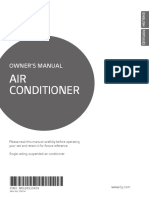 Owner's Manual for Single Ceiling Suspended Air Conditioner