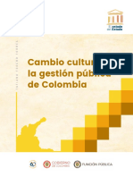 El Estado Del Estado - 11 Cambio Cultural en La Gestión Pública de Colombia. Agosto 2018