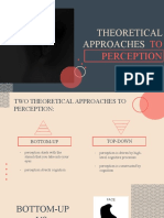 Theoretical Approaches To Perception