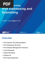 Apnic Elearning:: Ipv6 Addressing and Subnetting