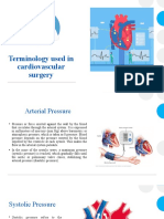 terminology used in cardiovascular surgery