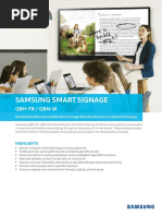 Samsung Smart Signage: QBH-TR / QBN-W