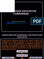 Disciplinas relacionadas con la psicóloga educativa