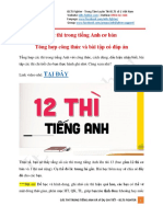 Các Thì Trong Tiếng Anh Cơ Bản - IELTS Fighter