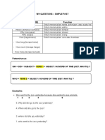 Unit 8 - QWQ Simple Past