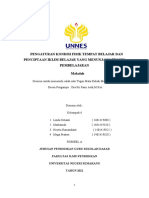 Makalah Kelompok 6 - Pengaturan Kondisi Kelas & Penciptaan Iklim Belajar Yang Menunjang Proses Pembelajaran