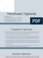 PPT Pemeriksaan Trigliserida