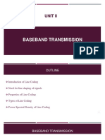 Unit Ii: Baseband Transmission