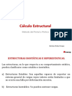 Presentación N°3 Estructuras Hiperestaticas Método Del Portal