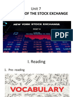 Functions of The Stock Exchange: Unit 7