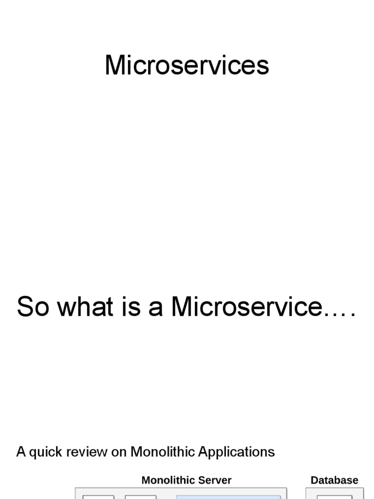 Understanding Microservices Architecture | PDF