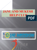 Janu and Mukesh Help Club