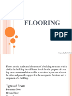 Flooring: Prepared By: Prof D.V.Patel