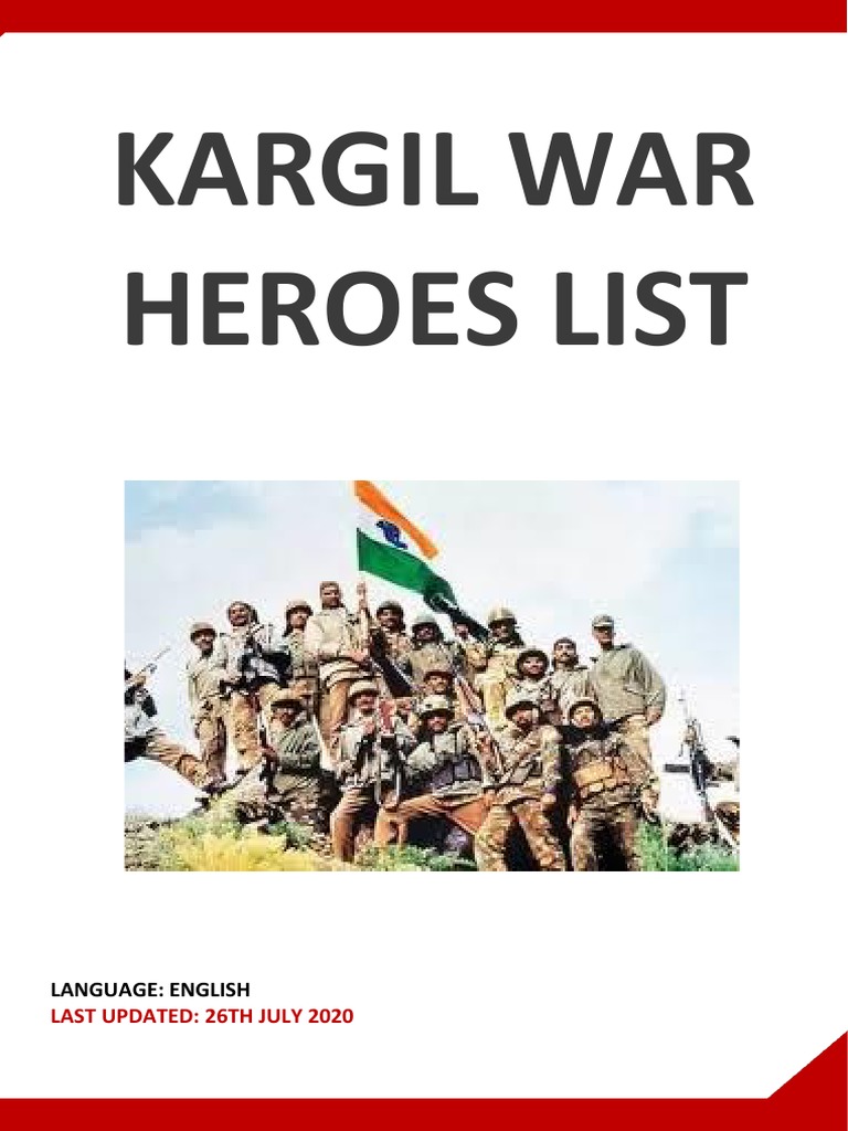 InstaPDF - in Kargil War Heroes Saheed List With Photo 744 | PDF ...