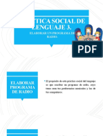 Presentacion de La Práctica Social de Lenguaje