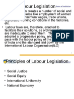 Labour Legislation: Name of Institution