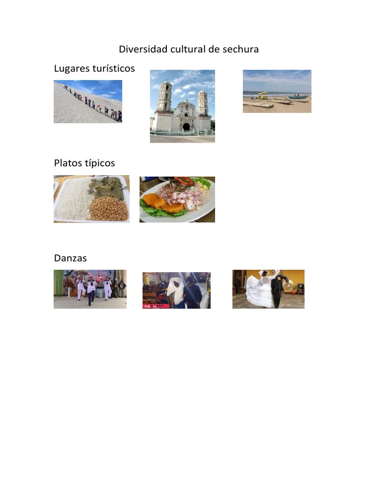 Diversidad Cultural de Sechura | PDF