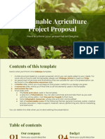 Sustainable Agriculture Project Proposal by Slidesgo