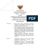 Pedoman Tata Naskah Dinas Di Lingkungan Pemerintah Kabupaten Magelang.