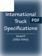 IHC D-Series Specifications