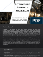 Literature Study of Museum