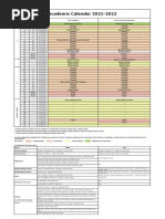 Academic Calendar 21 22 | Pdf | Academic Term | Workweek And Weekend