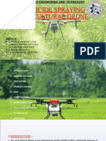 Pesticide Spraying Agricultural Drone: BATCH - 1