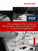 The Localization of Aid To Jordan and Lebanon